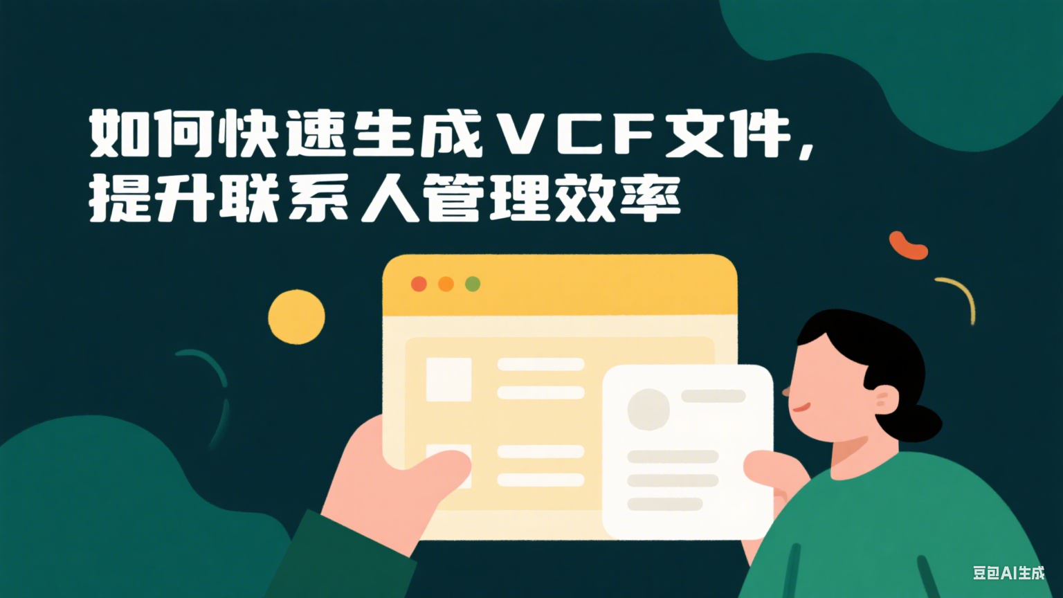 如何快速生成VCF文件，提升聯(lián)系人管理效率