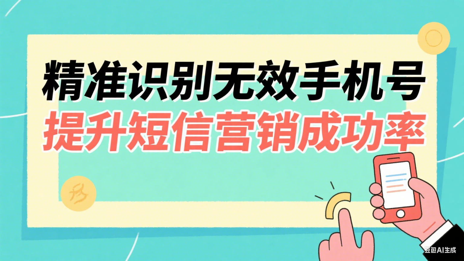 精準(zhǔn)識(shí)別無(wú)效手機(jī)號(hào)，提升短信營(yíng)銷觸達(dá)率與轉(zhuǎn)化效果