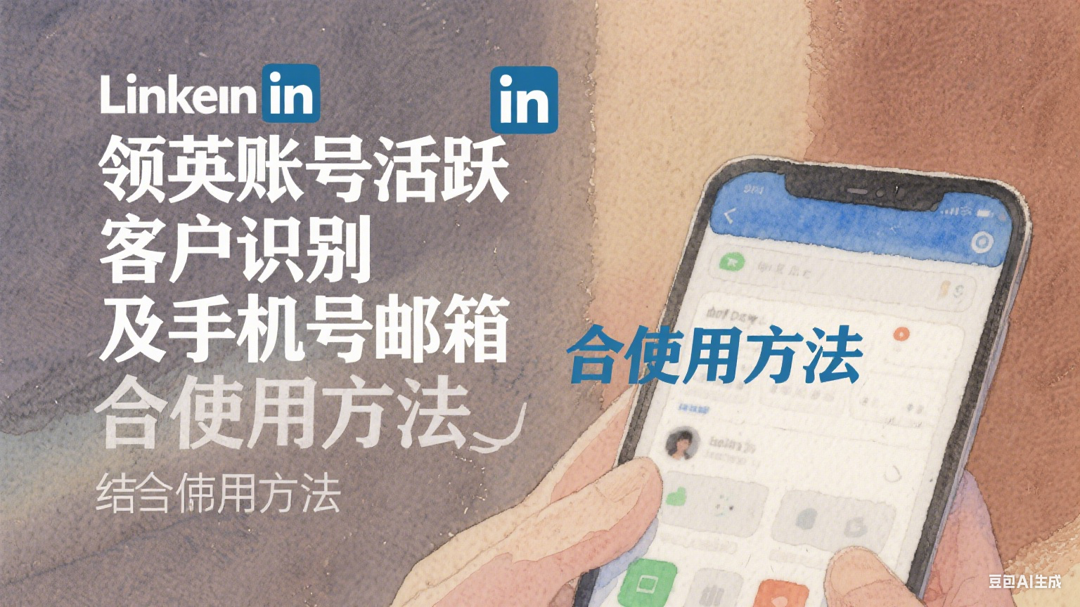 領(lǐng)英賬號(hào)活躍客戶識(shí)別及手機(jī)號(hào)郵箱結(jié)合使用方法